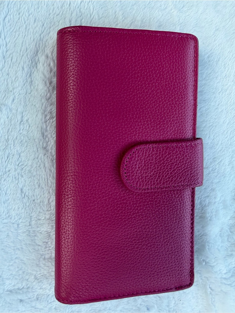 Genuine Leather Pink Womens Wallet- Read - Picture 2 of 8